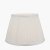 Pacific Lifestyle Lyndon Poly Cotton Knife Pleat Tapered Lampshade 40cm - Ivory