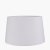 Pacific Lifestyle Winston Handloom Tapered Lampshade 20cm - White