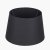 Pacific Lifestyle Adelaide Tapered Poly Cotton Lampshade 30cm - Black