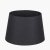 Pacific Lifestyle Adelaide Tapered Poly Cotton Lampshade 30cm - Black