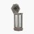 Pacific Lifestyle Adaline Wood Lantern Table Lamp - Antique Grey