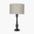 Pacific Lifestyle Captiva Mango Wood Table Lamp Base - Antique Black