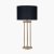 Pacific Lifestyle Langston Metal Column Table Lamp Base - Satin Brass