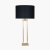 Pacific Lifestyle Langston Metal Column Table Lamp Base - Satin Brass