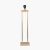 Pacific Lifestyle Langston Metal Column Table Lamp Base - Satin Brass