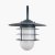 Pacific Lifestyle Centauri Metal and Opaque Glass Wall Light - Dark Grey
