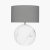 Pacific Lifestyle Crestola Large Marble Effect Ceramic Table Lamp