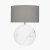 Pacific Lifestyle Crestola Large Marble Effect Ceramic Table Lamp