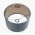Pacific Lifestyle Bow Velvet Cylinder Lampshade 30cm - Slate