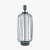 Pacific Lifestyle Dania Metal Wire Tall Table Lamp Base - Matt Black
