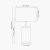 Pacific Lifestyle Carrara Ceramic Table Lamp - Marble Effect