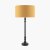 Pacific Lifestyle Rhode Matt Black Stick Metal Table Lamp Base