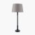 Pacific Lifestyle Rhode Matt Black Stick Metal Table Lamp Base