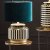 Pacific Lifestyle Bow Velvet Cylinder Lampshade 30cm - Forest Green