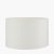 Pacific Lifestyle Lino Self Lined Linen Drum Lampshade 35cm - White
