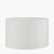 Pacific Lifestyle Lino Self Lined Linen Drum Lampshade 35cm - White