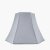 Pacific Lifestyle Lyla Polysilk Bowed Lampshade 30cm - Steel Grey