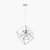 Pacific Lifestyle Alessio Metal Cube Pendant - Shiny Nickel