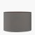 Pacific Lifestyle Mia Oval Poly Cotton Lampshade 40cm - Steel Grey