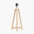Pacific Lifestyle Whitby Wood Tapered 4 Post Table Lamp Base - Natural