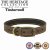 Ancol Timberwolf Leather Collar Sable 26-31cm Size 2