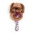 Zoon Plush Dog Toy - Cockapoo Rope Ring