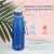 Casa&Casa Zenith Silicone Strap  Vacuum Water Bottle 550ml
