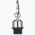 Pacific Lifestyle Chrome Electrical Ceiling E27 Fitting