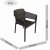 LIBECCIO Dining Table with 8 NET Chair Set Turtle Dove