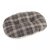 Zoon Grey TuffEarth Recycled Fleece Oval Cushion - XS