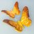 Tilnar Art Brushed Gold Butterfly Small - 13.5 cm