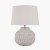 Pacific Lifestyle Anneli Aztec Texture Ceramic Table Lamp - Warm White