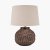 Pacific Lifestyle Anneli Aztec Texture Ceramic Table Lamp - Bronze