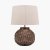 Pacific Lifestyle Anneli Aztec Texture Ceramic Table Lamp - Bronze