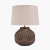 Pacific Lifestyle Anneli Aztec Texture Ceramic Table Lamp - Bronze