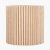 Pacific Lifestyle Callista Natural Linen Hard Pleat Lampshade 40cm