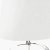 Pacific Lifestyle Hallie Clear Glass Table Lamp with White Shade