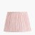 Pacific Lifestyle Thiago Stripe Mushroom Pleat Tapered Lampshade 30cm - Cinnamon