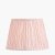 Pacific Lifestyle Thiago Stripe Mushroom Pleat Tapered Lampshade 30cm - Cinnamon