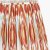 Pacific Lifestyle Izara Ikat Patterned Mushroom Pleat Tapered Lampshade 35cm - Cinnamon