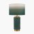 Pacific Lifestyle Lushan Scalloped Ceramic Table Lamp - Green