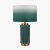 Pacific Lifestyle Lushan Scalloped Ceramic Table Lamp - Green