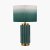 Pacific Lifestyle Lushan Scalloped Ceramic Table Lamp - Green