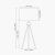 Pacific Lifestyle Houston Metal Tripod Table Lamp - Matt Black