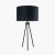 Pacific Lifestyle Houston Metal Tripod Table Lamp - Matt Black