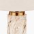 Pacific Lifestyle Carrara Ceramic Tall Table Lamp - Natural Stone Effect