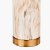 Pacific Lifestyle Carrara Ceramic Tall Table Lamp - Natural Stone Effect