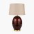 Pacific Lifestyle Lucien Tortoiseshell Glass Tall Table Lamp
