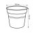 Elho Green Basics Growpot - 19cm Living Black