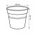 Elho Green Basics Growpot - 24cm Living Black